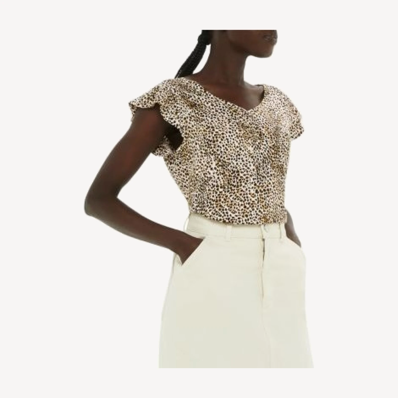 Whistles Serene V Neck Top
