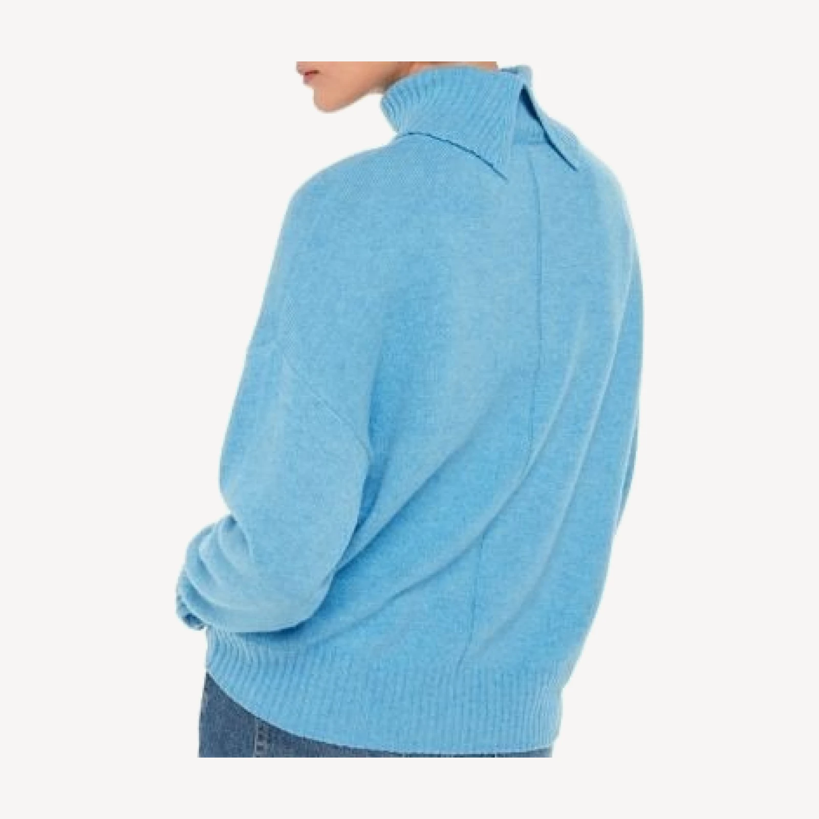 Whistles Chest Pocket Turtleneck Sweater