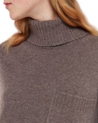 Whistles Pocket Turtleneck Sweater