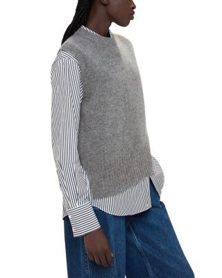 Whistles Wool Sleeveless Tank Sweater