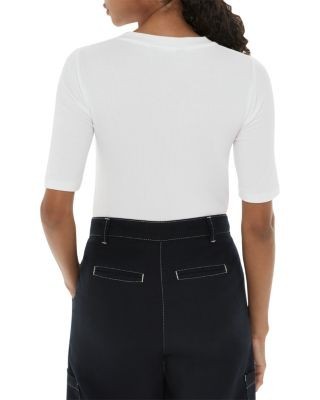 Whistles Essential Ribbed Tee