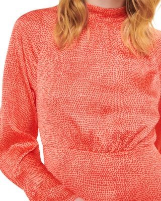 Whistles Pebble Spot Print Midi Dress