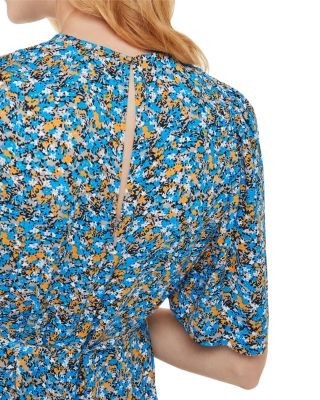 Whistles Tallie Ditsy Bouquet Midi Dress