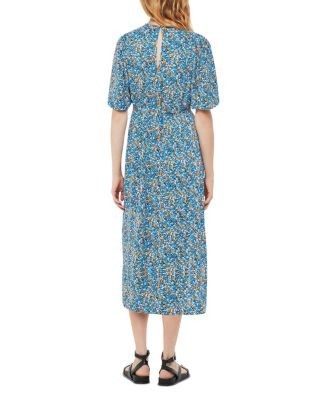 Whistles Tallie Ditsy Bouquet Midi Dress