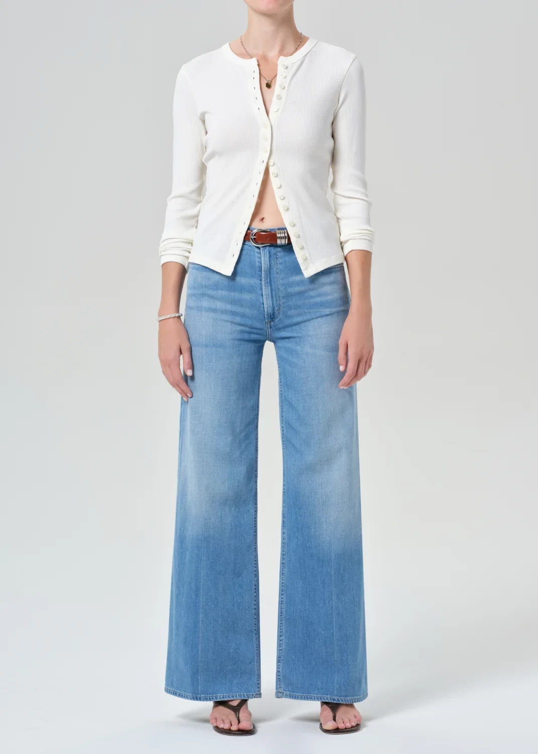 Lyra Long Wide Leg in Canopy