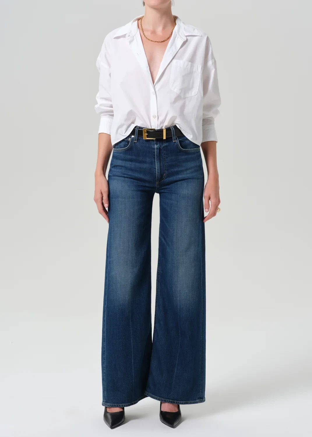 Lyra Long Wide Leg in Elm