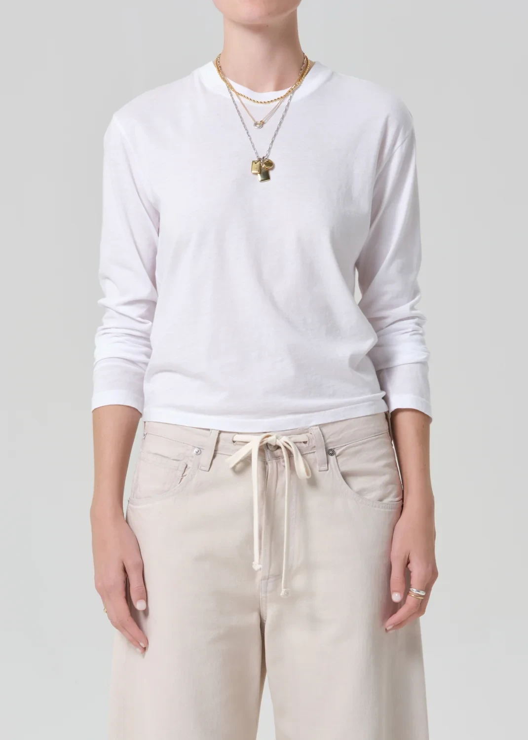 Sabine Long Sleeve in White