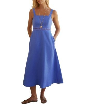 Mint Velvet Women's Linen Midi Dress