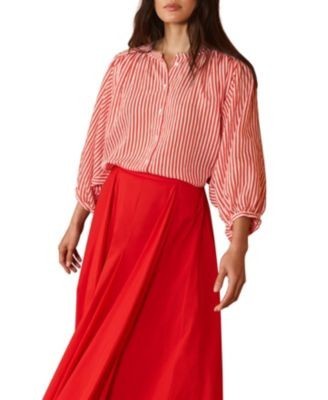 Mint Velvet Women's Striped Batwing Blouse