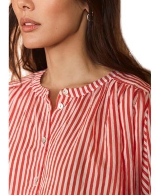 Mint Velvet Women's Striped Batwing Blouse