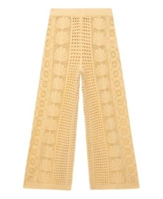 Mint Velvet Women's Crochet Knit Trousers