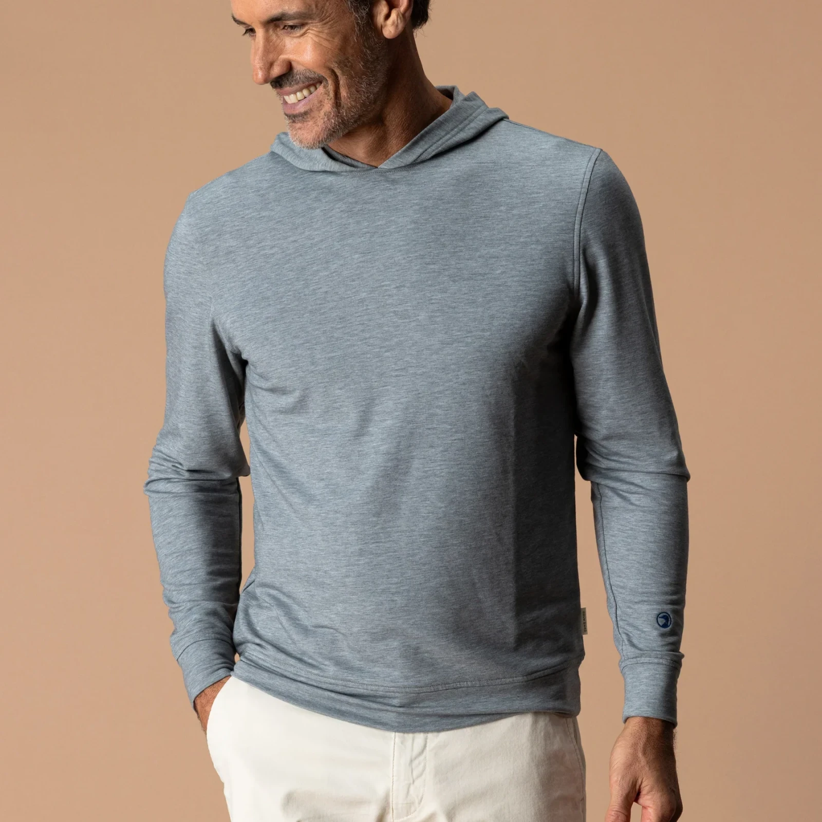 Dunmore Performance Hooded Pullover - Monument Gray Heather
