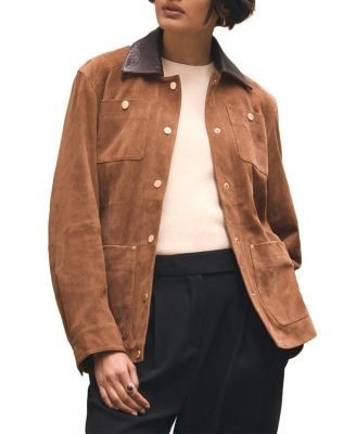 Mint Velvet Women's Suede Barn Jacket