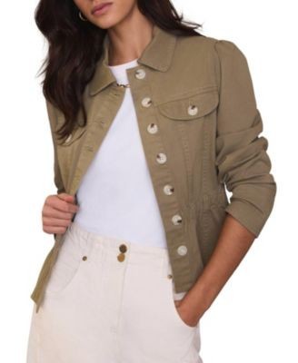 Mint Velvet Women's Collared Peplum Jacket