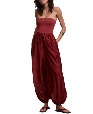 Mint Velvet Women's Bandeau Balloon Jumpsuit