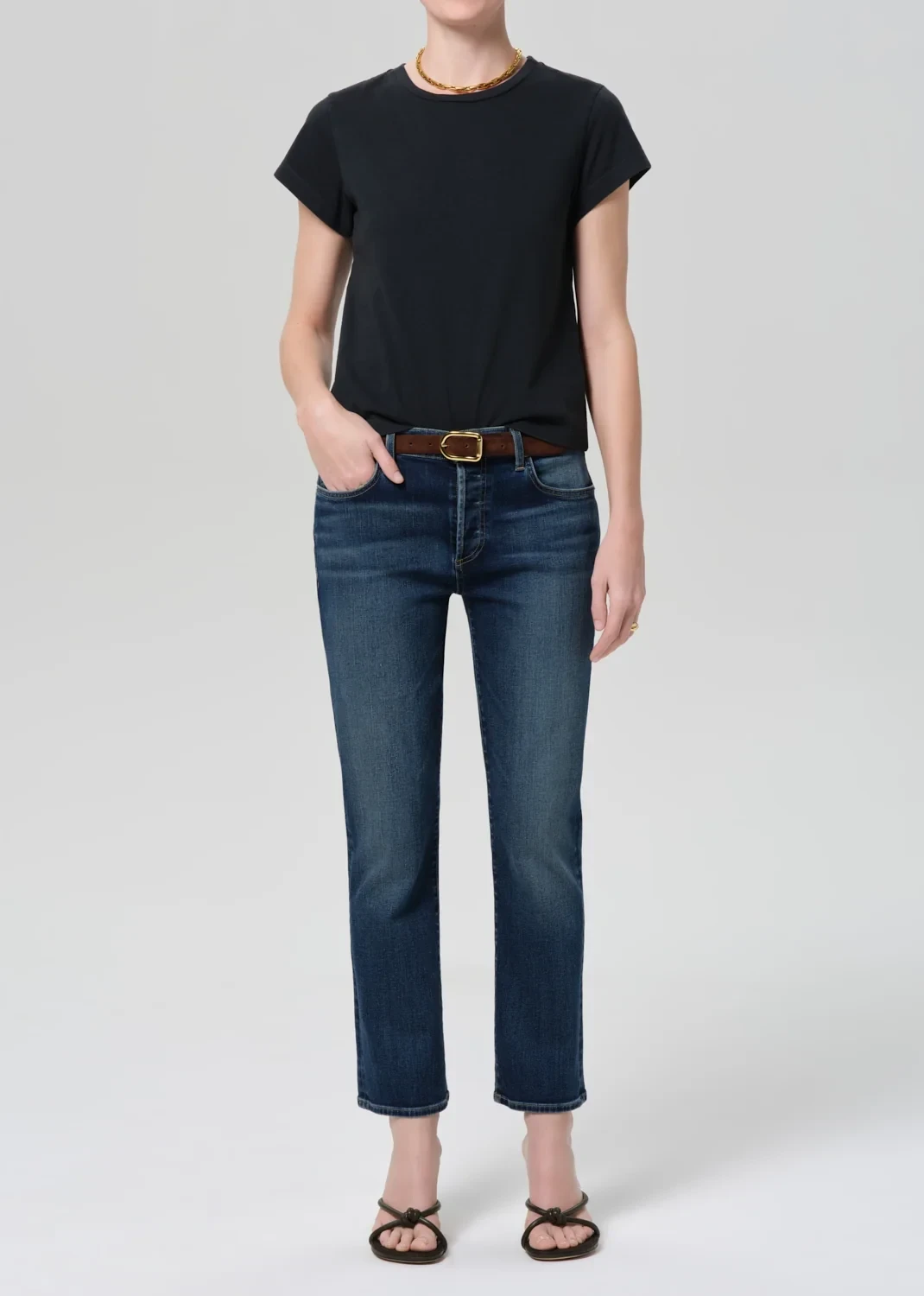 Emerson Slim Boyfriend 27" in Blue Ivy