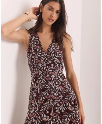 Mint Velvet Women's Floral Print V-Neck Maxi Dress