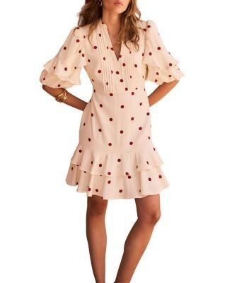Mint Velvet Women's Polka Dot Mini Dress