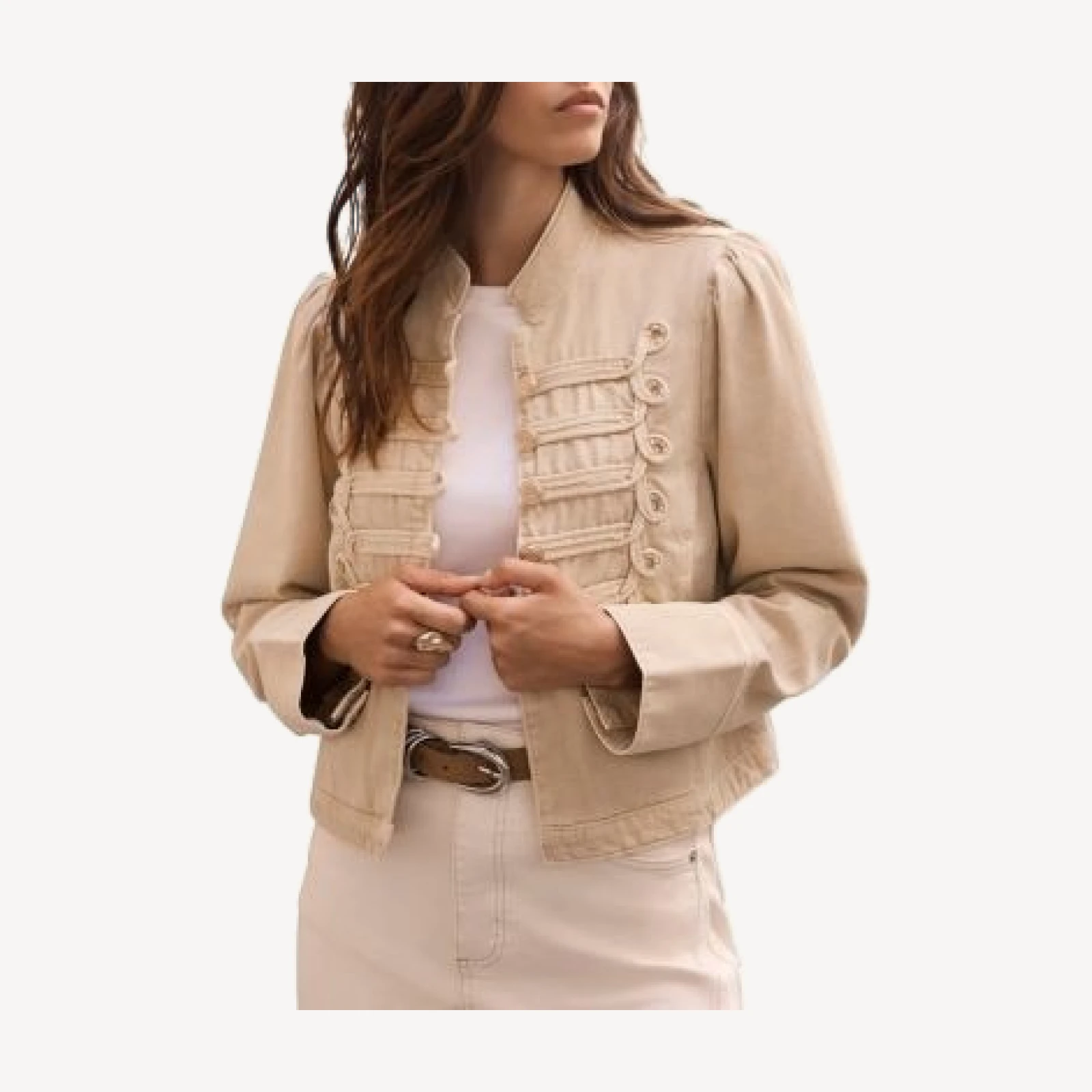 Mint Velvet Women's Military Denim Jacket