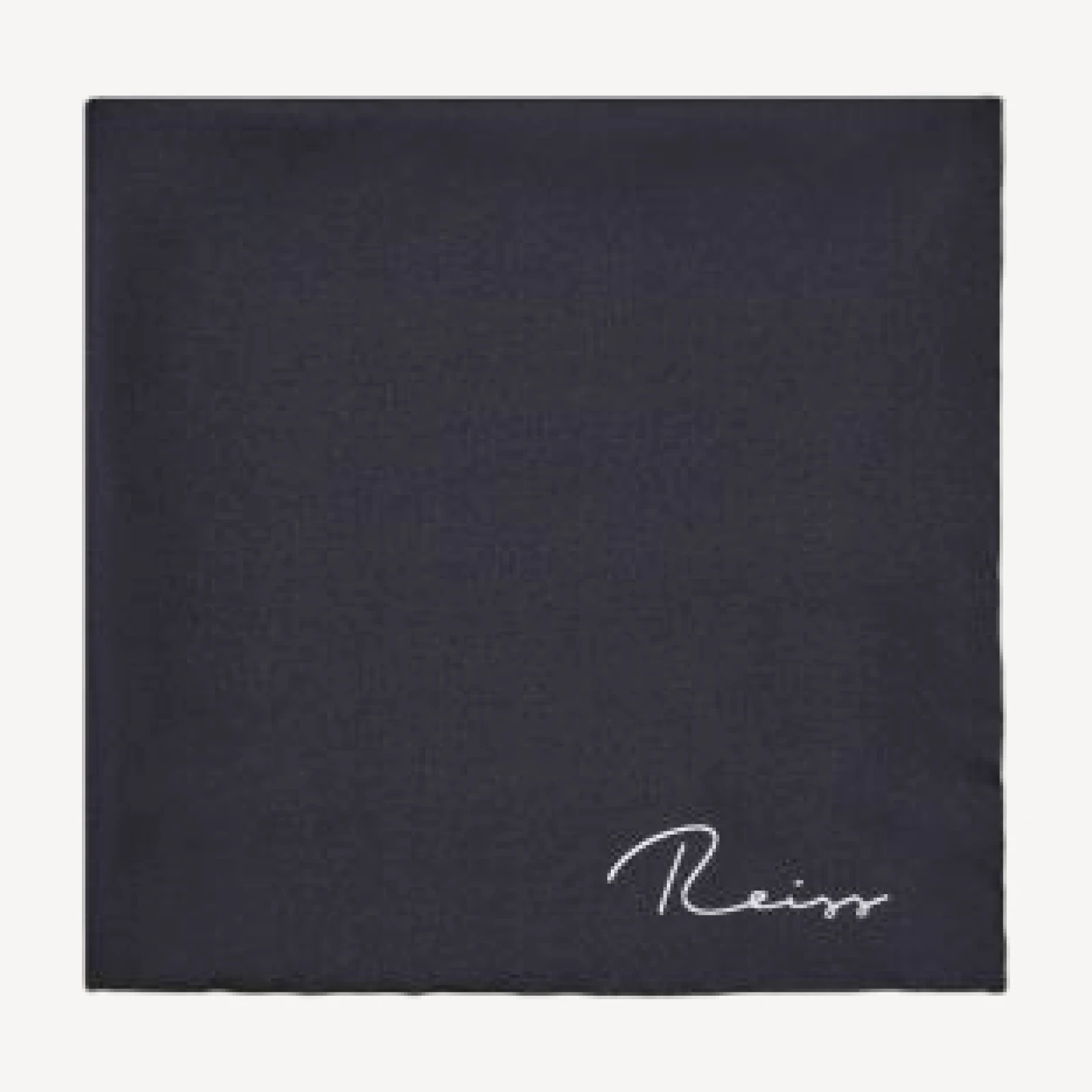 Reiss Ceremony Plain Silk Pocket Square