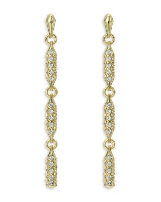 Ted Baker Corinne Cosmic Crystal Gold Tone Drop Earrings, 1.9L
