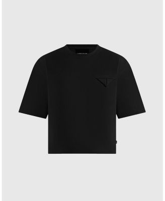 Maniere De Voir Leon Boxy Cropped T-shirt