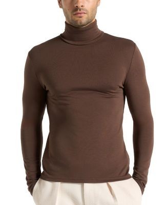 Maniere De Voir Ts006 Long Sleeve Roll Neck Top