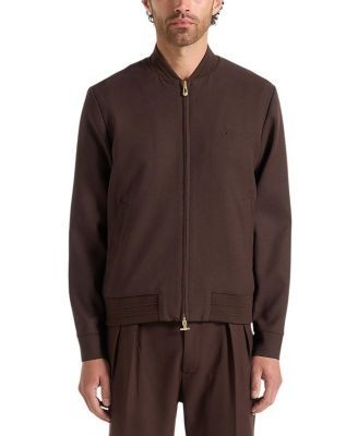 Maniere De Voir Sami Tailored Wool Blend Bomber