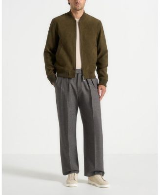 Maniere De Voir Arsene Suede Bomber Jacket