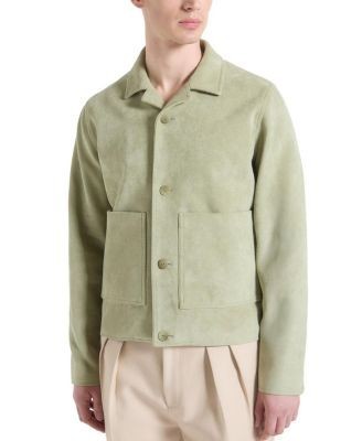 Maniere De Voir Michel Relaxed Suede Jacket