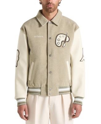 Maniere De Voir Le Galerie Wool-blend Varsity Jacket