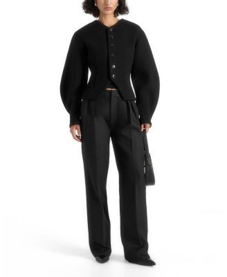 Maniere De Voir Aya Wool Hourglass Jacket