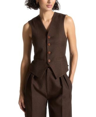 Maniere De Voir Christine Tailored Cinch Waistcoat