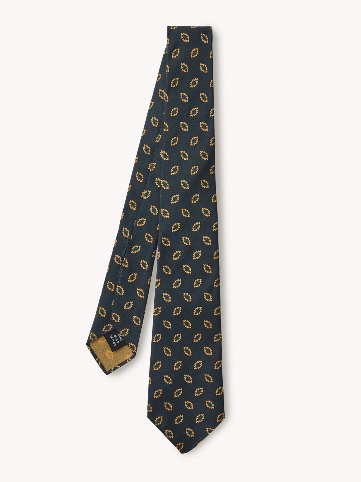 Navy Scattered Florette Silk Tie