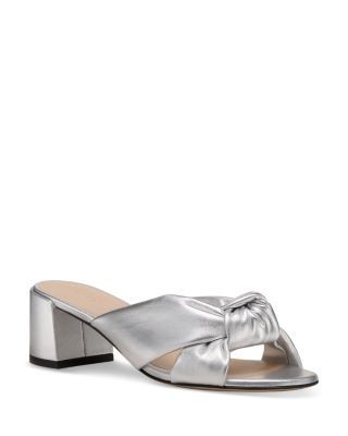 Stuart Weitzman Women's Soplaya 50 Block Heel Sandals