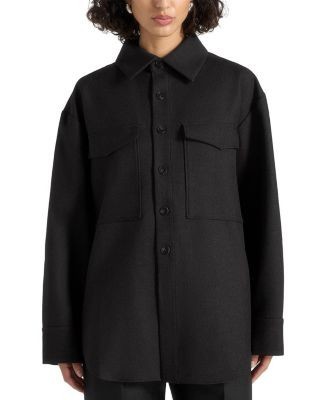 Maniere De Voir Joy Tailored Oversized Shirt