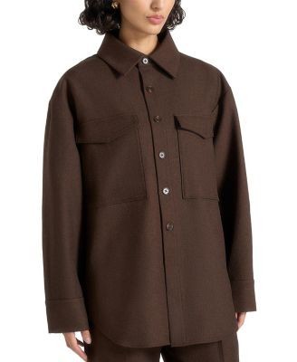 Maniere De Voir Joy Relaxed Fit Oversized Shirt