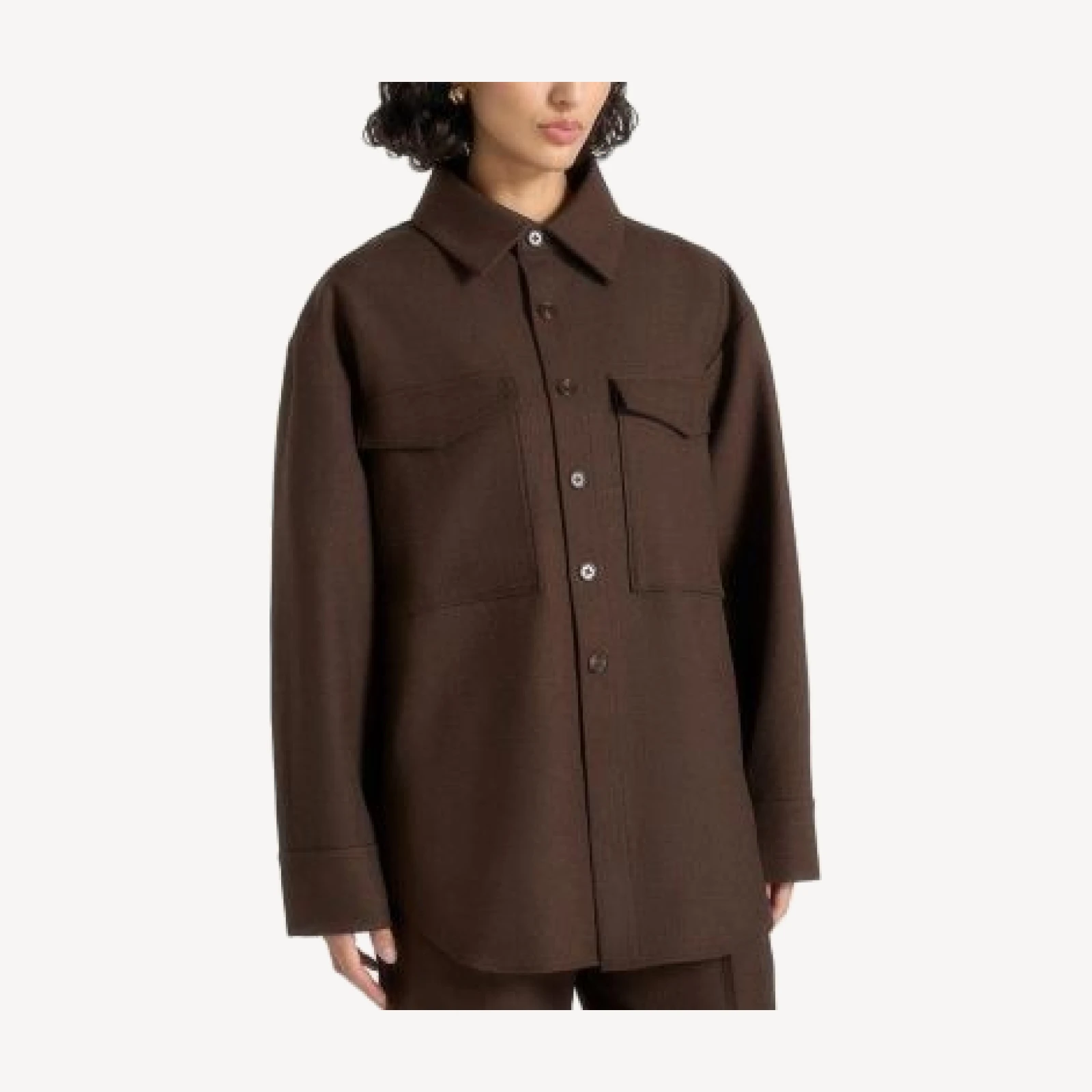 Maniere De Voir Joy Relaxed Fit Oversized Shirt