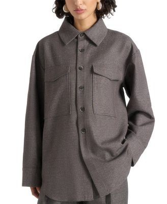 Maniere De Voir Joy Tailored Oversized Shirt