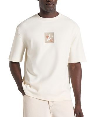 Maniere De Voir Thibault Bird Detail Cotton T-shirt
