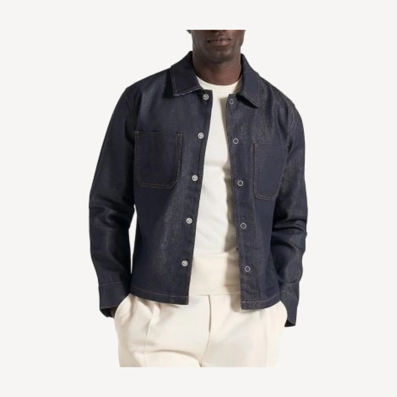 Maniere De Voir Asher Unisex Denim Shirt