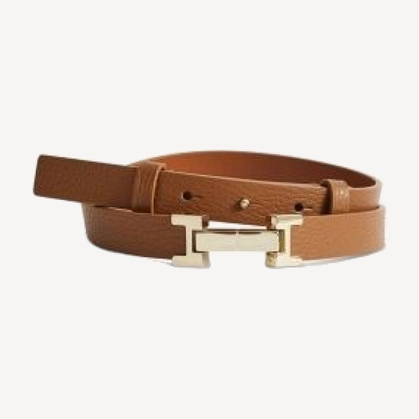 Reiss Women's Hayley Metal Hardware Leather Belt