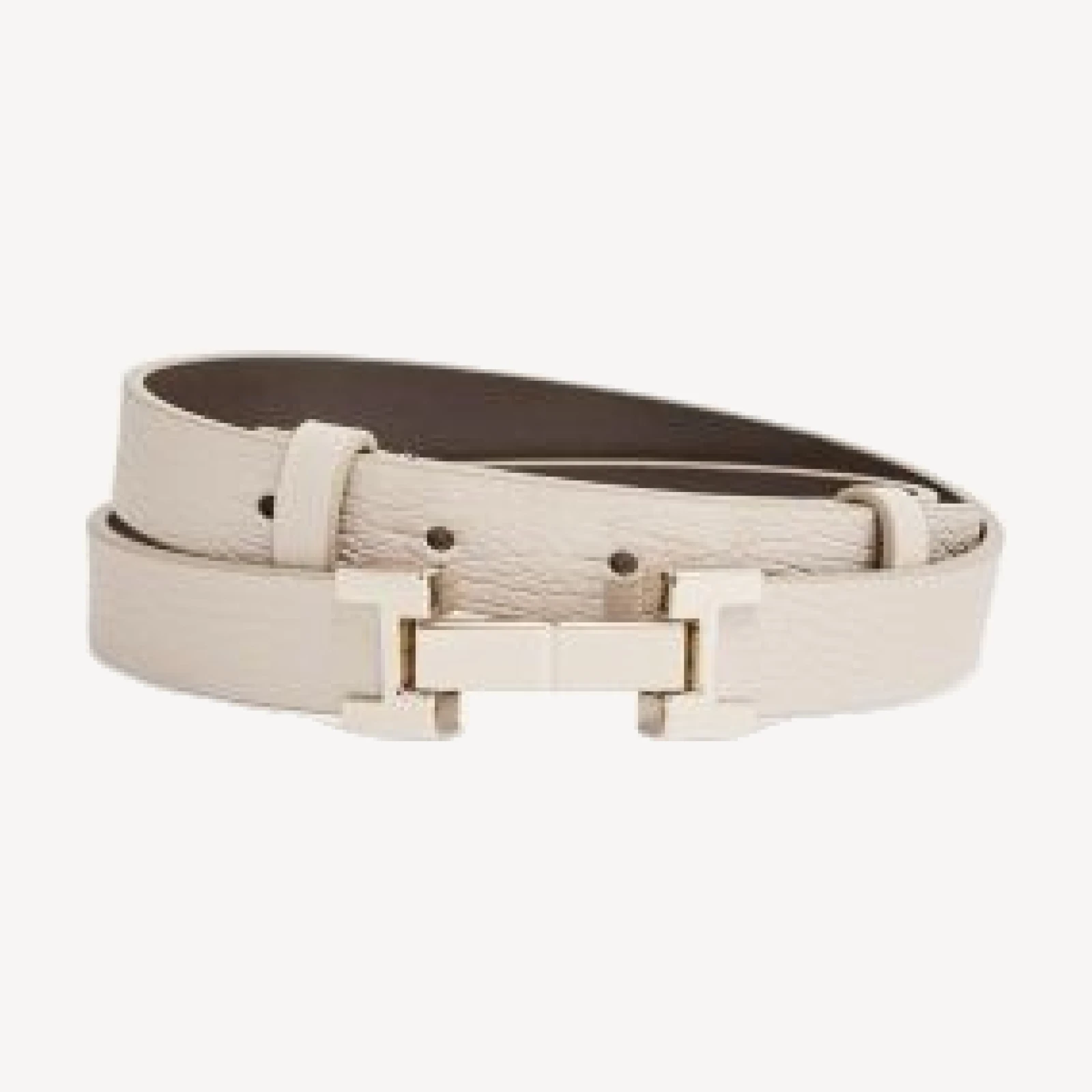 Reiss Women's Hayley Square Hinge Leather Belt