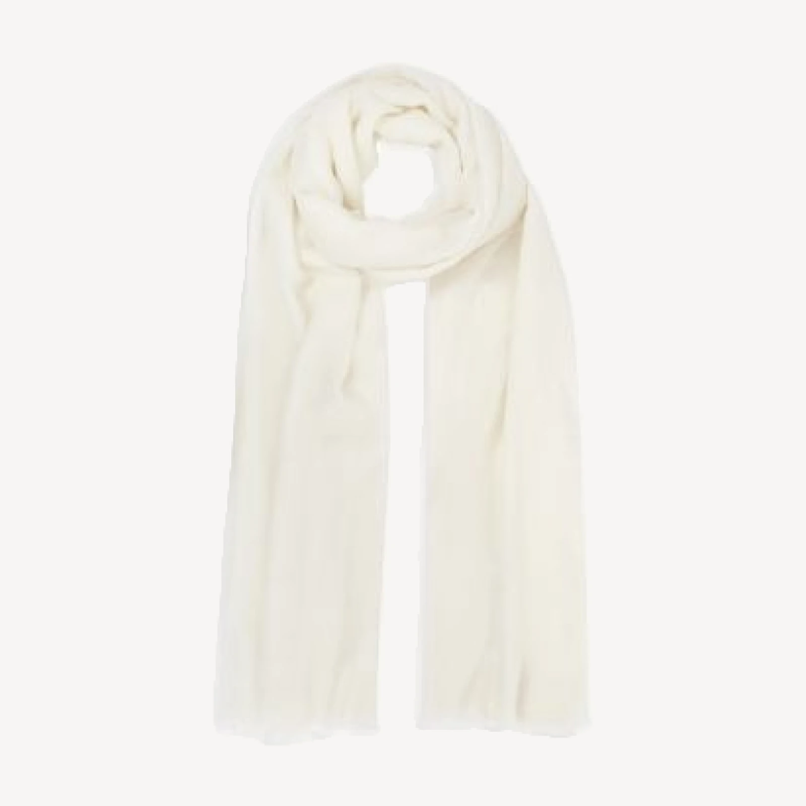 Reiss Heidi Plain Wool-Blend Lightweight Scarf