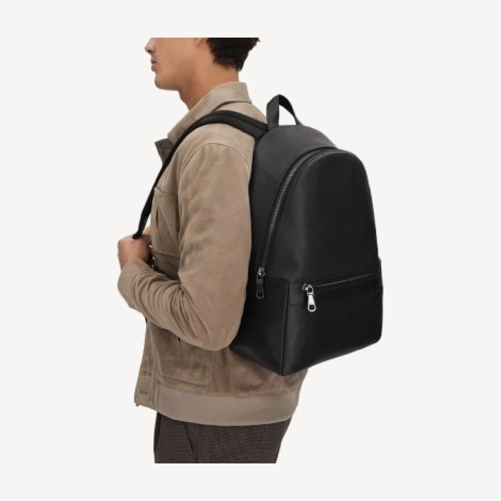 Reiss Drew Leather Backpack