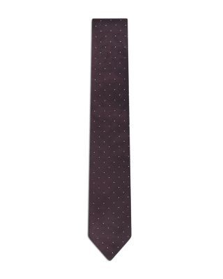 Reiss Liam Textured Polka Dot Tie