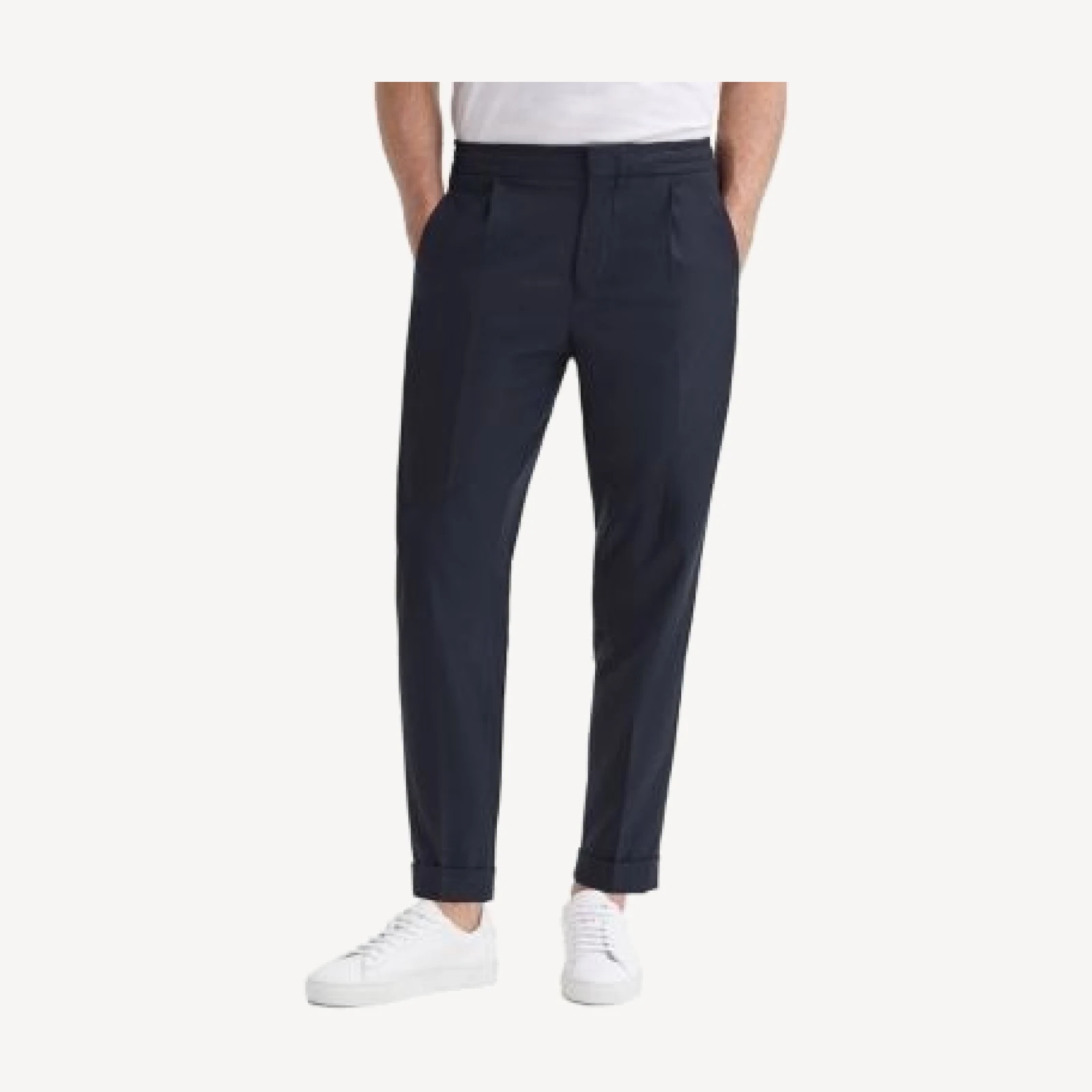 Reiss Brighton Relaxed Fit Pleated Pants