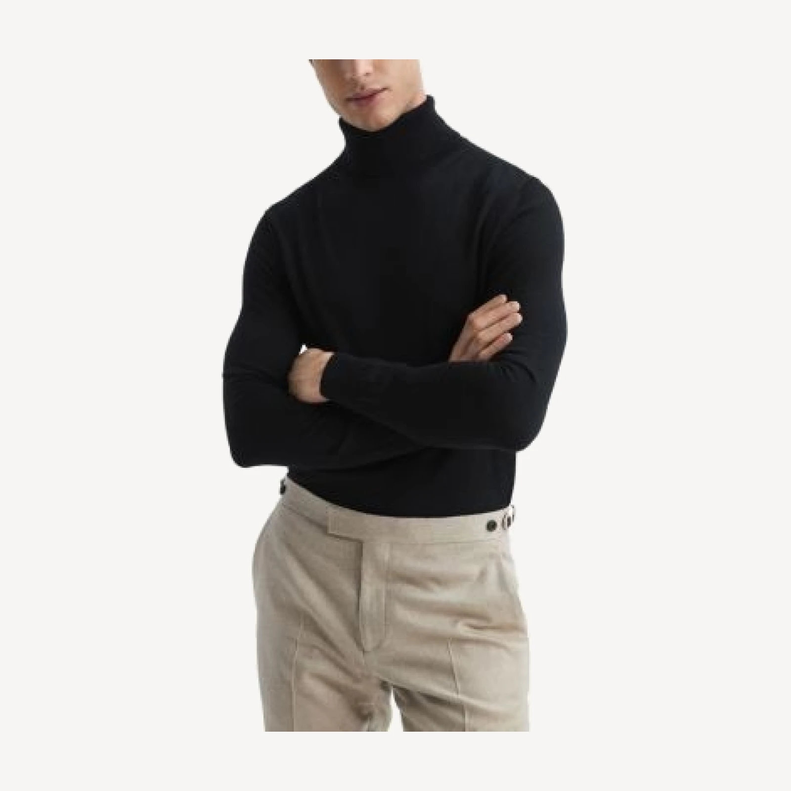 Reiss Caine Wool Roll Neck Sweater