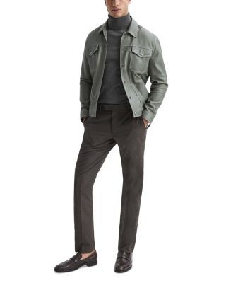 Reiss Caine Merino Wool Slim Fit Turtleneck Sweater