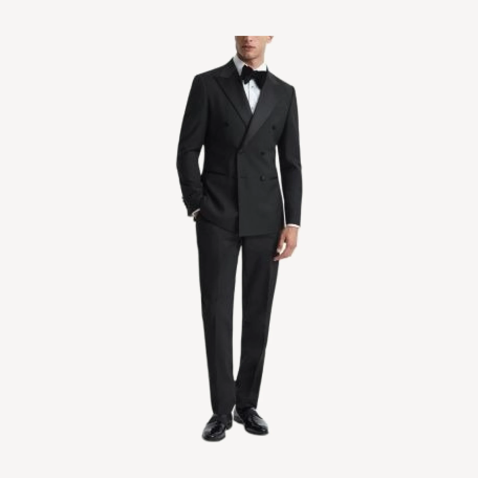Reiss Poker Double Breasted Tuxedo Jacket
